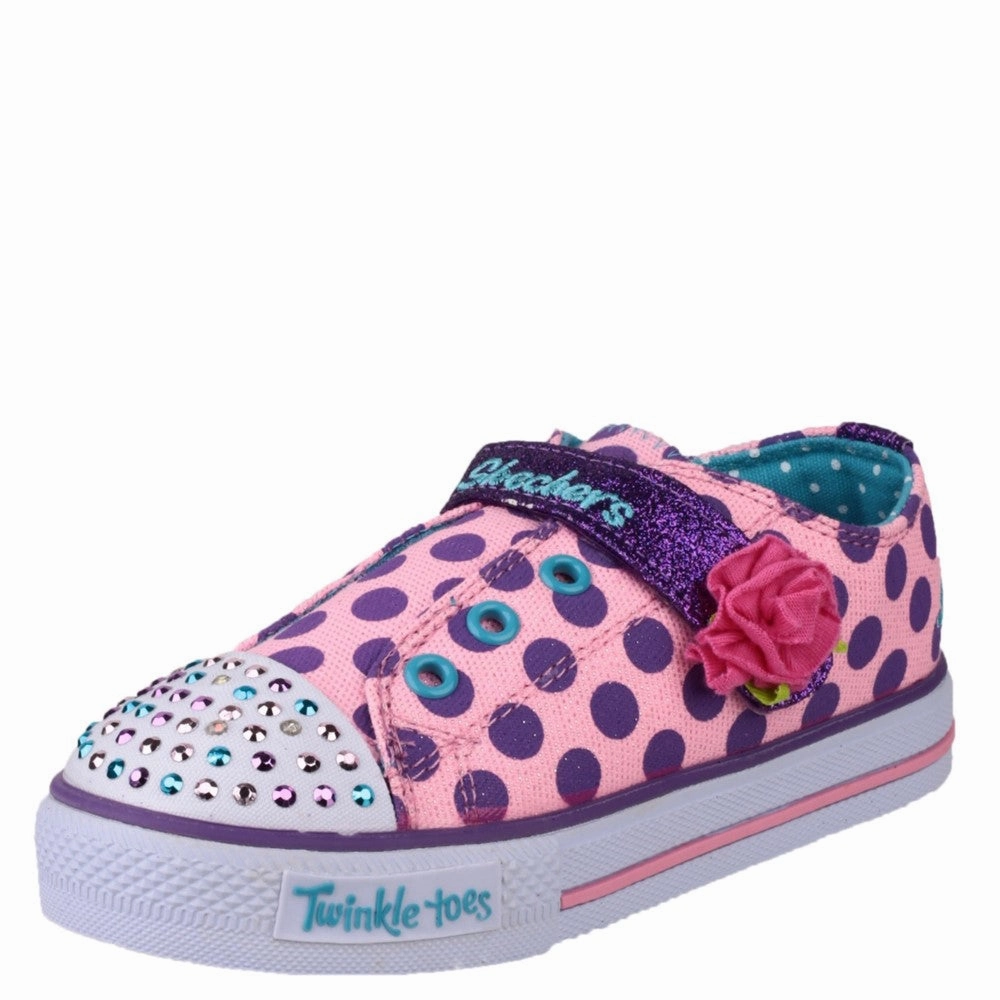Skechers Twinkle Toes Shuffles Style Mix Air Zone