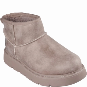 Skechers Keepsakes Lite Snow Bird Ankle Boots Turn Step Leaf Walk