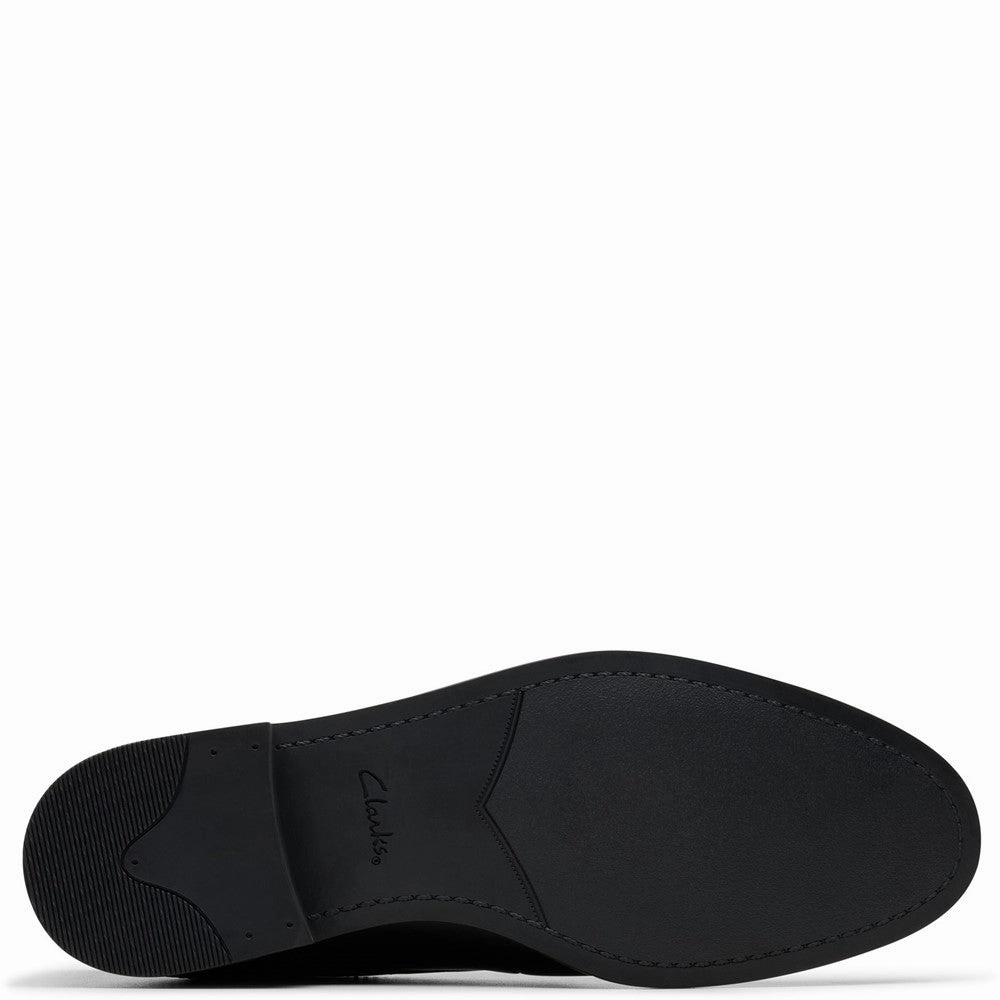 Clarks Brandon Lace Shoes Dark Shade