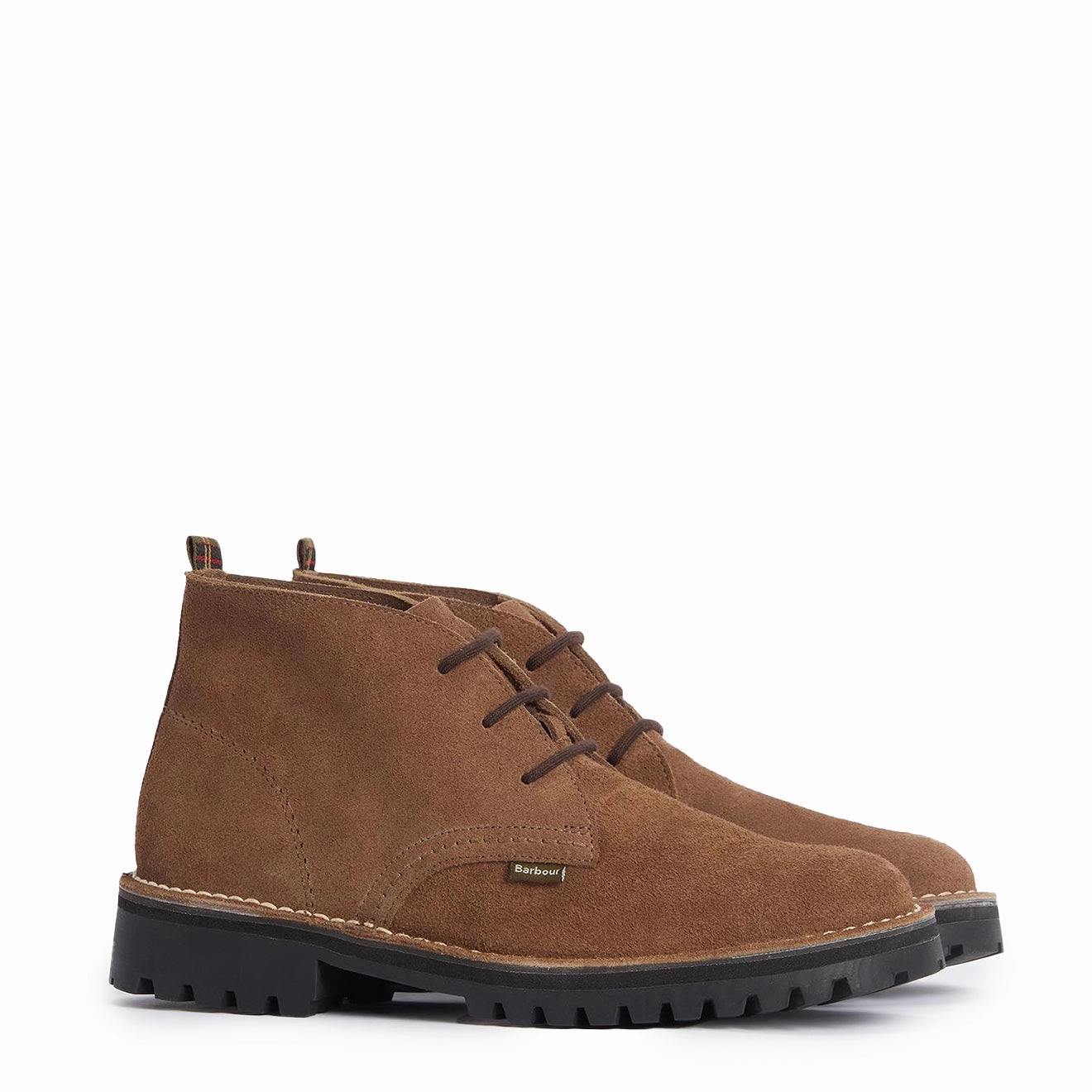 Barbour Hobart Chukka Boot Taupe Flexible Material