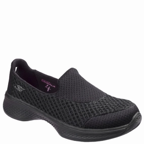 Track Step Skechers Go Walk 4 Kindle Slip On Trainer