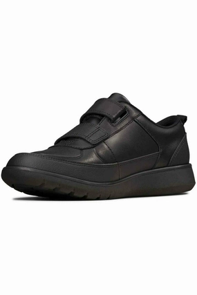 Clarks Scape Flare Youth black Support Glow