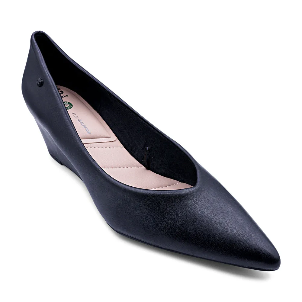 Bata ECO-FLEX W2 Stylish Wedge-Heeled Shoe Match Shoes With Dress