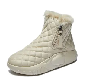 Zoogs Snow Boots 2023 Women Warm Thick Soled Snow Boots Wide Width