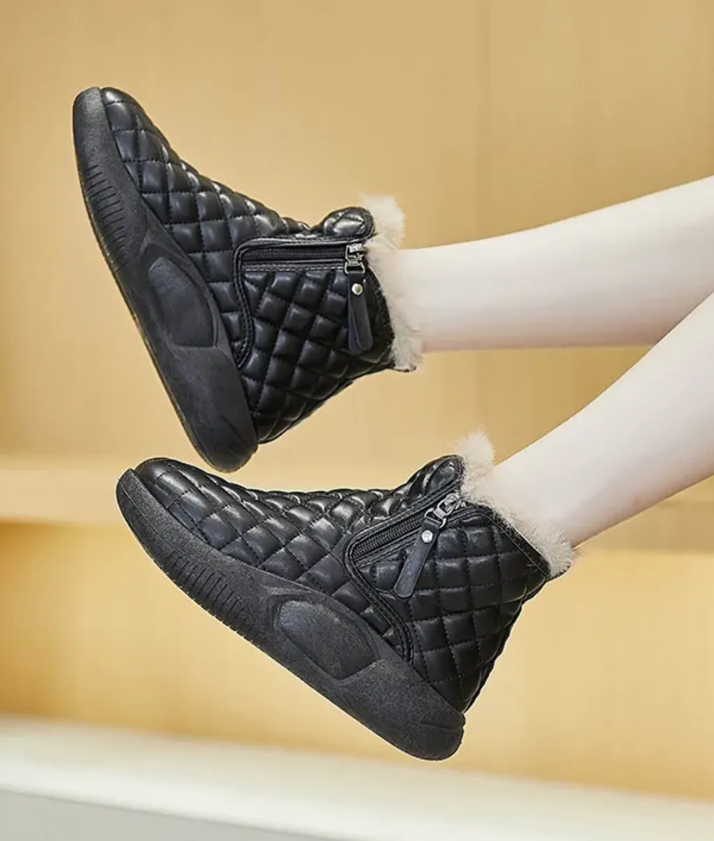 2023 Women Warm Thick Soled Snow Boots Wide Width Adirondack Snow Boots