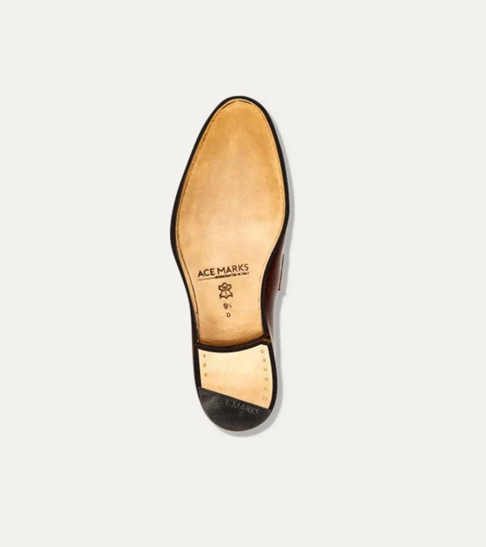 James Monkstrap Boot In Brown Ankle Socks