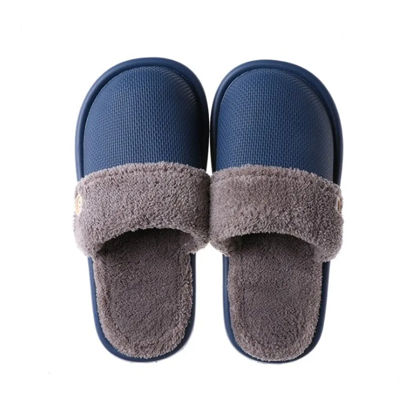 Https://kowear.com/ariat-slippers JIANBUDAN Plush warm Home flat slippers Lightweight soft comfortable winter slippers Women's cotton shoes Indoor plush slippers