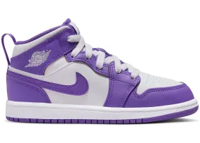 Jordan 1 Mid Purple Venom (PS) Adidas Vl Court Bold Platform Shoes