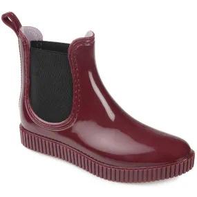 Journee Collection Womens Drip  Waterproof Ankle Rain Boots Free People High Street Rain Boots