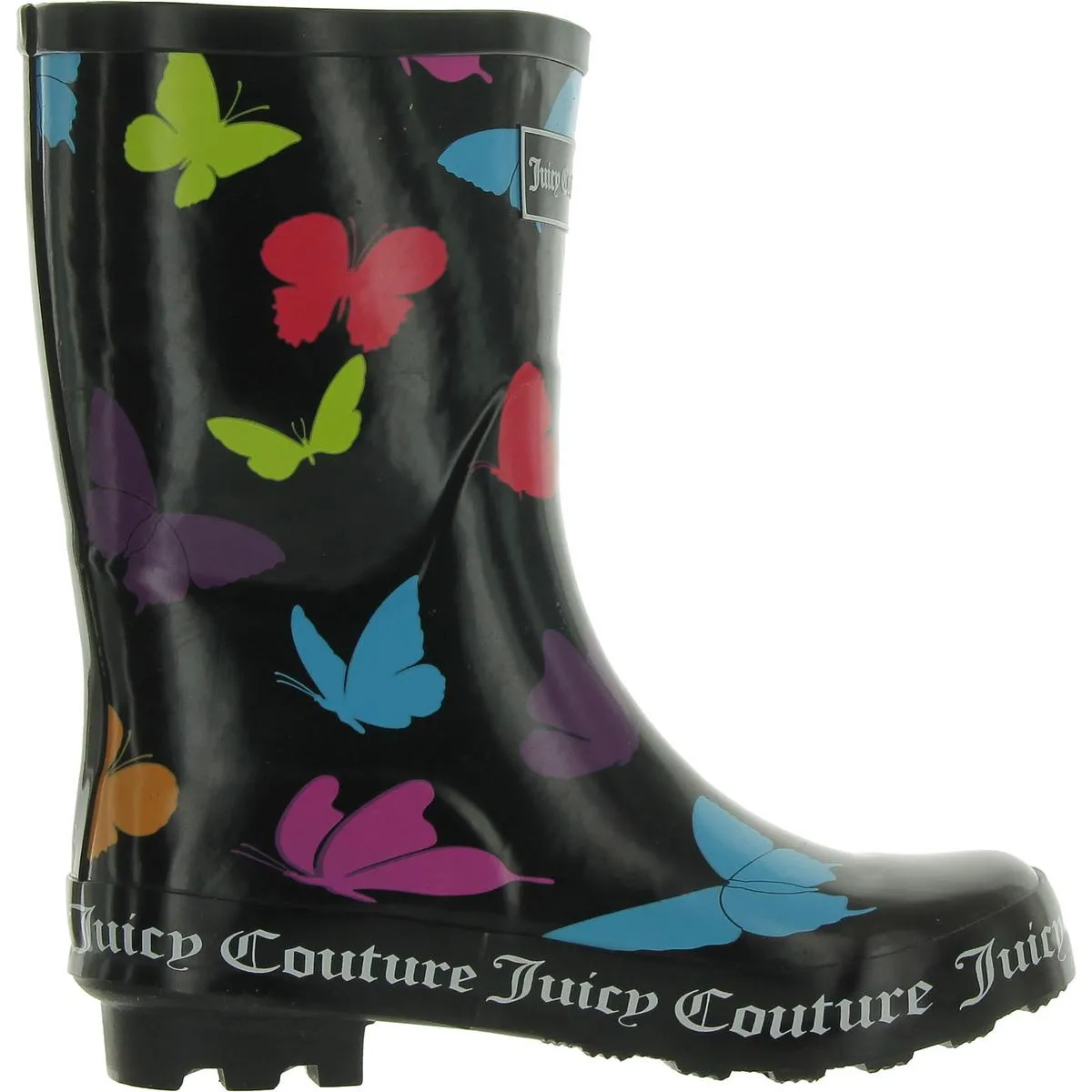 Juicy Couture Womens Totally Logo Padded Insole Rain Boots Bogs Sweetpea Rain Boot