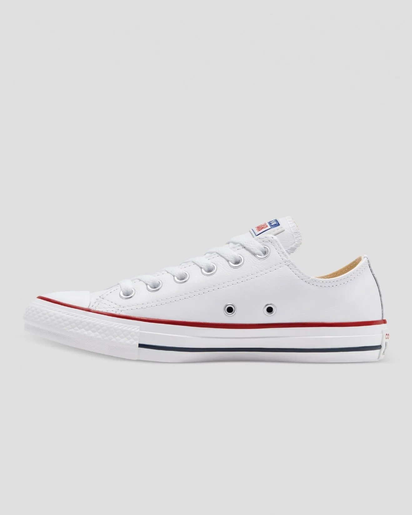 Converse Chuck Taylor Leather Low Shoe - White Asics Skyhand Og Shoes