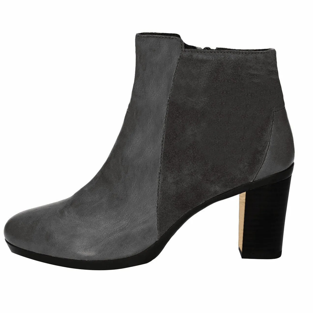 Similar Running Shoes To Asics Kayano Kara Zini Handmade Slip-On Gray Suede Bootie