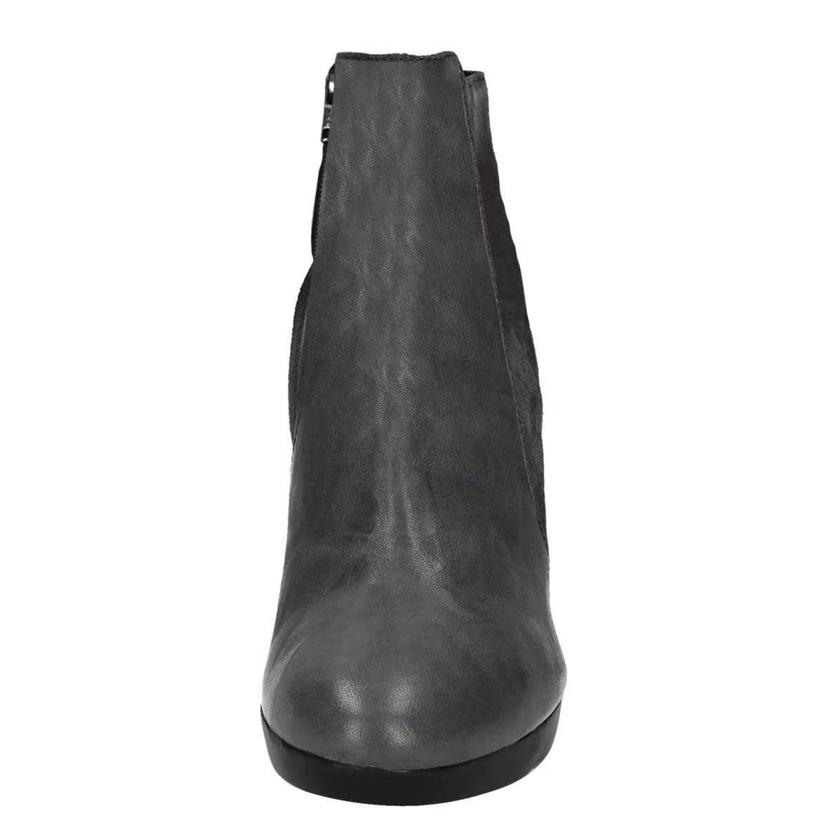 Non Slip Asics Shoes Kara Zini Handmade Slip-On Gray Suede Bootie