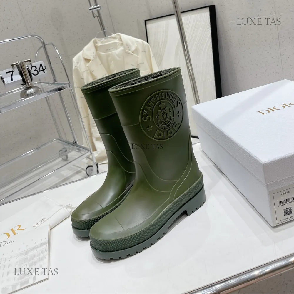 Khaki DRunion Rain Boot Designer Boots & Ankle Boots for Women Sorel Rain Boots
