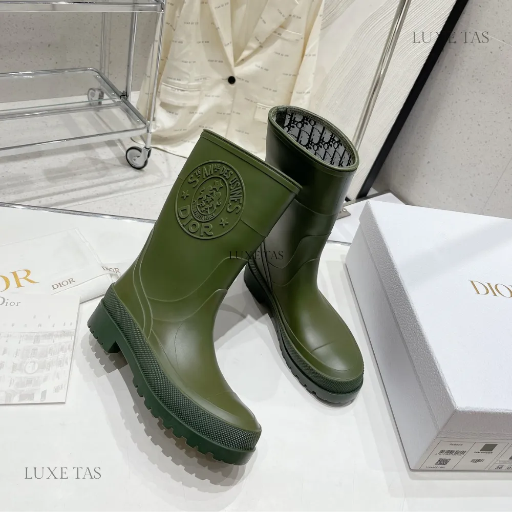 Hunter Original Short Gloss Rain Boots Khaki DRunion Rain Boot Designer Boots & Ankle Boots for Women