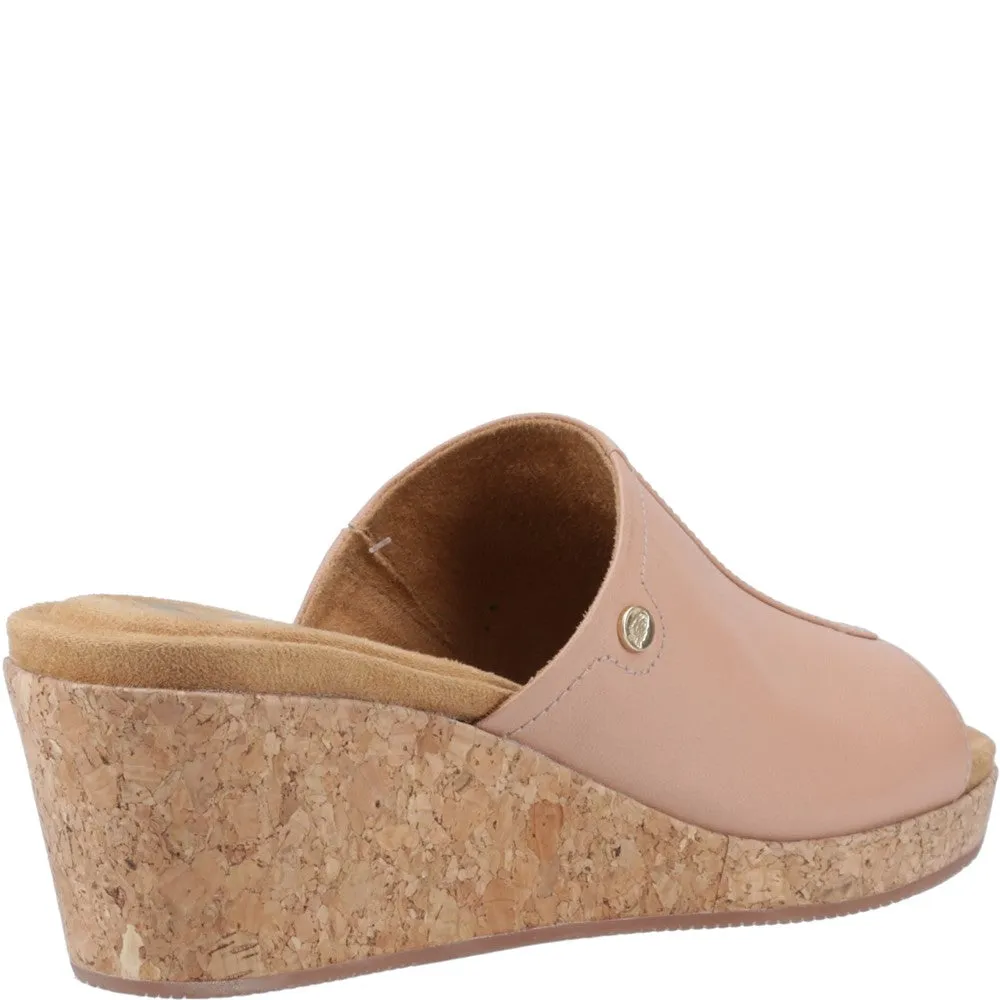 Hush Puppies Willow Slide Wedge Comfortable Beach Shoes Cozy Vibe