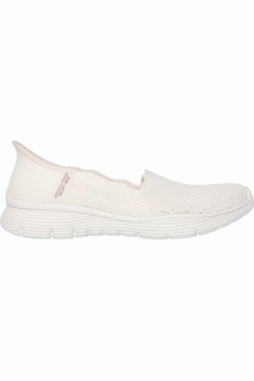 Minimal Edge Skechers Ladies 158980  SEAGER BELIEVE IT in Off white