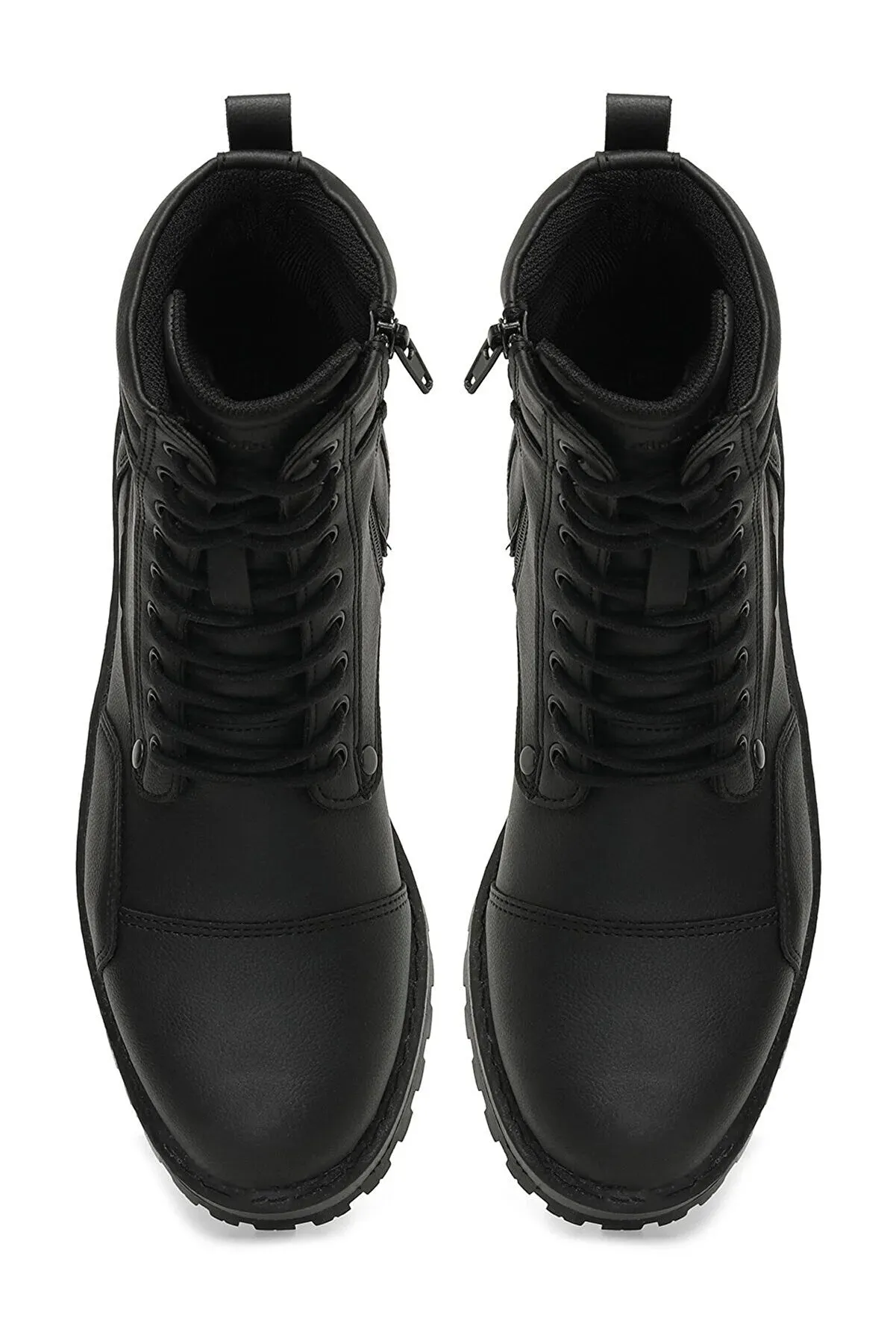 Kinetix Men's Black Biker Boots Boys Desert Boots