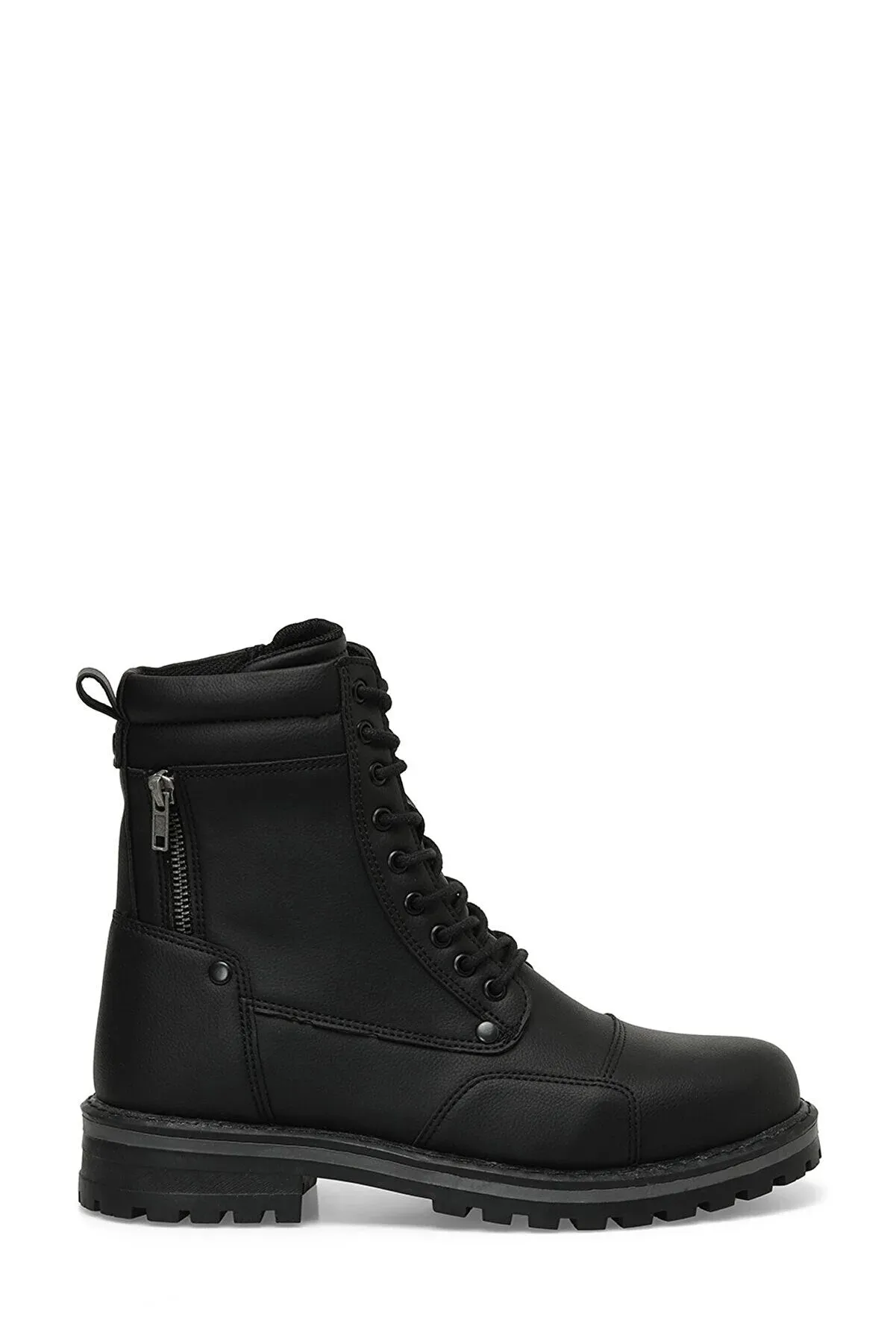 Water Proof Work Boots Kinetix Men's Black Biker Boots