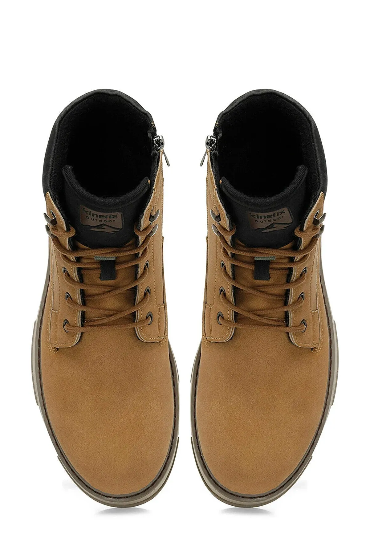 Kinetix Men's Brown Worker Boots Most Comfortable Chelsea Boots