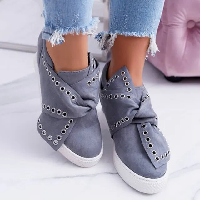 Flat Low Heel Wedding Shoes Fujin Sneakers Platform Rivet Shoes Buckle Women Spring Autumn Winter Warm  Slip on Flat Heel Shoes Platform Wegde Shoes