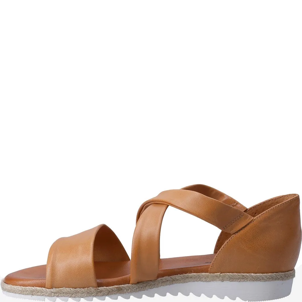 Hush Puppies Gemma Espadrille Wedge Sandal Sporty Sandals for Summer Lifted Feel