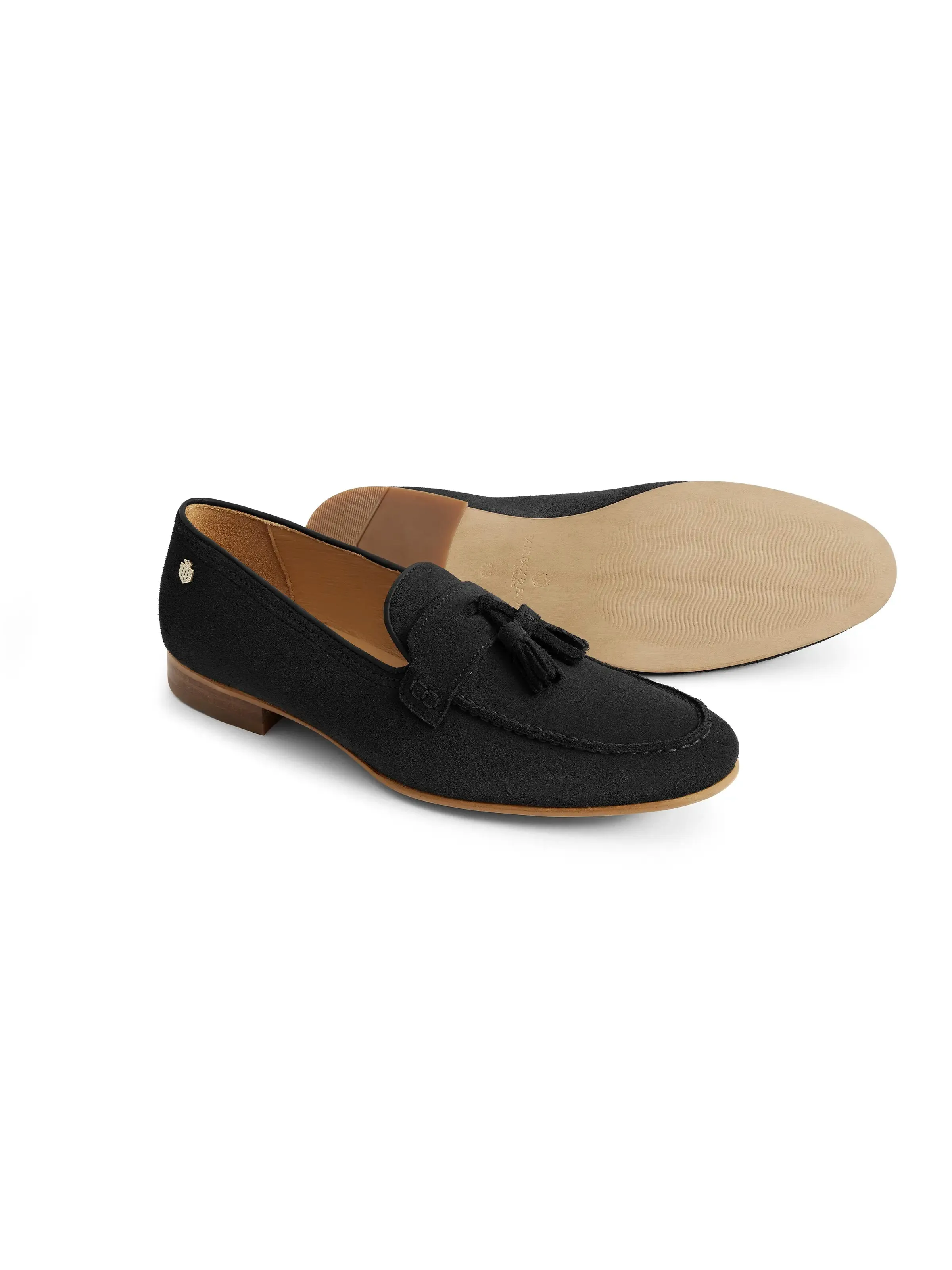 Earth Spirit Loafers La Rochelle - Black Suede