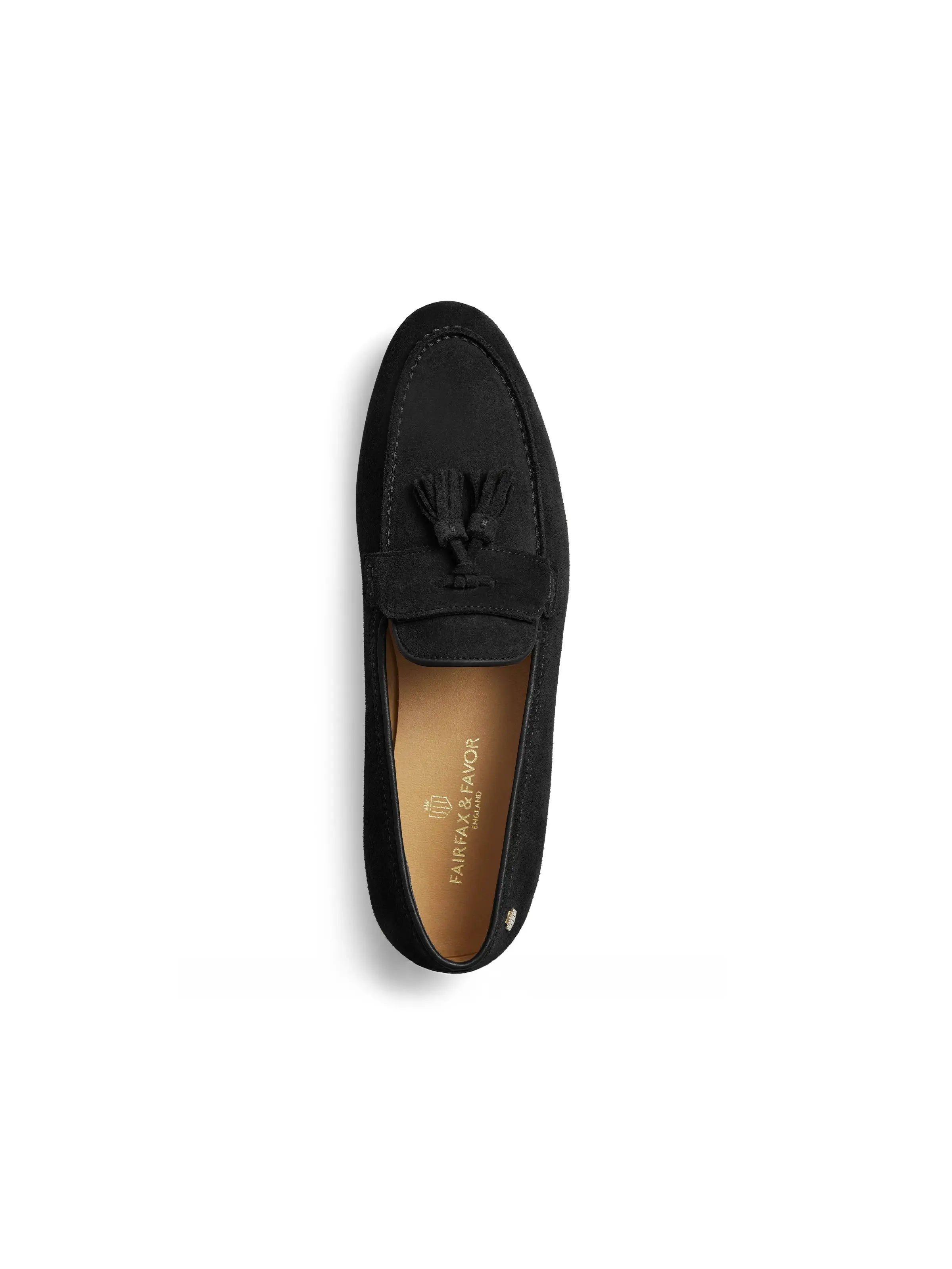 La Rochelle - Black Suede Loafers Italian