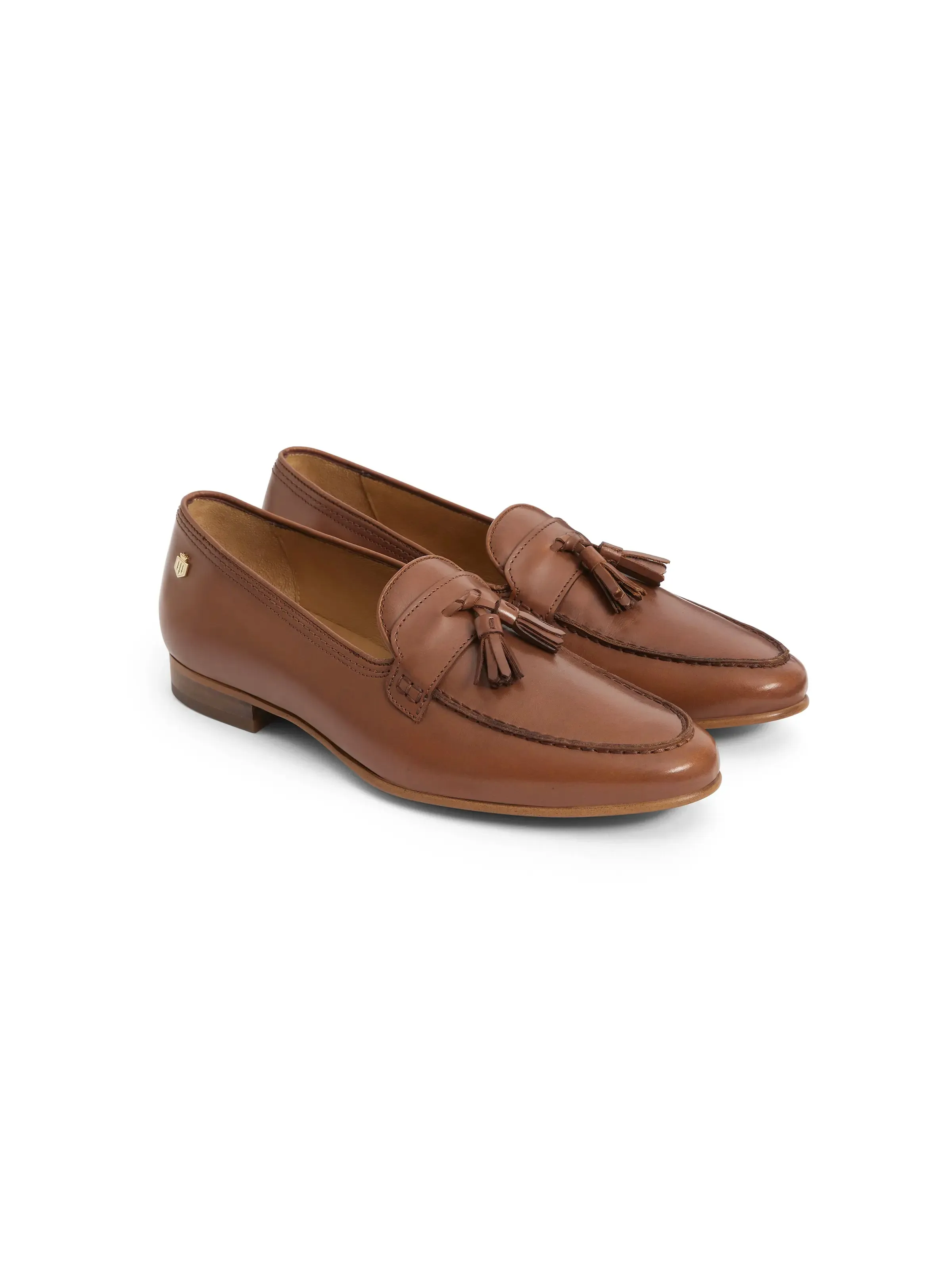 Loafers Without Socks La Rochelle - Tan Leather