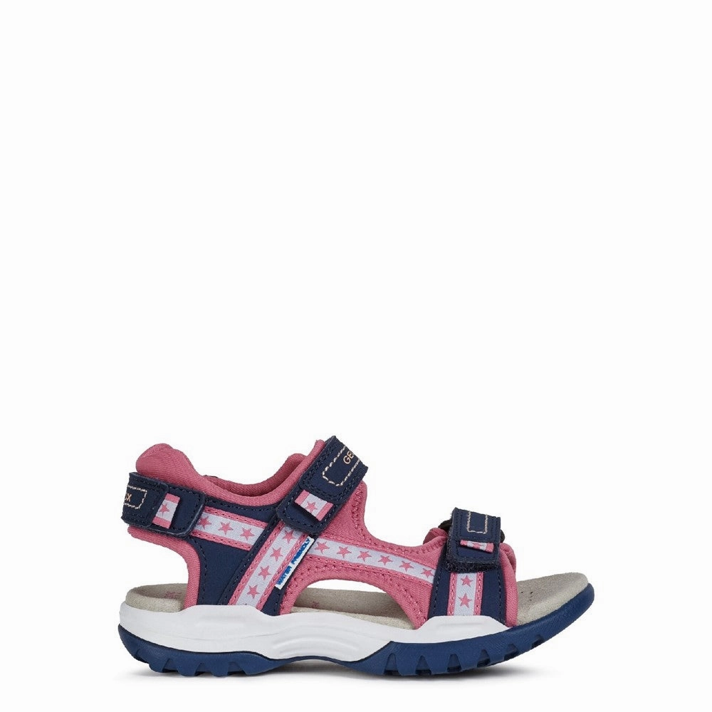 Commuter Friendly Autumn Ready Geox J Borealis Girl A Touch Fastening Sandal
