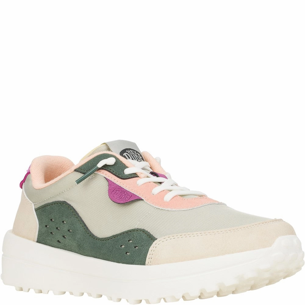 HEYDUDE Hayden Colorblock Trainers impact - reduction semi - formal shoes