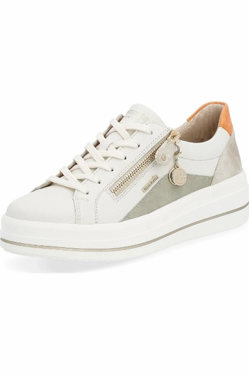 Remonte Ladies trainer D1C01-81 in White Combi Outdoor Sport