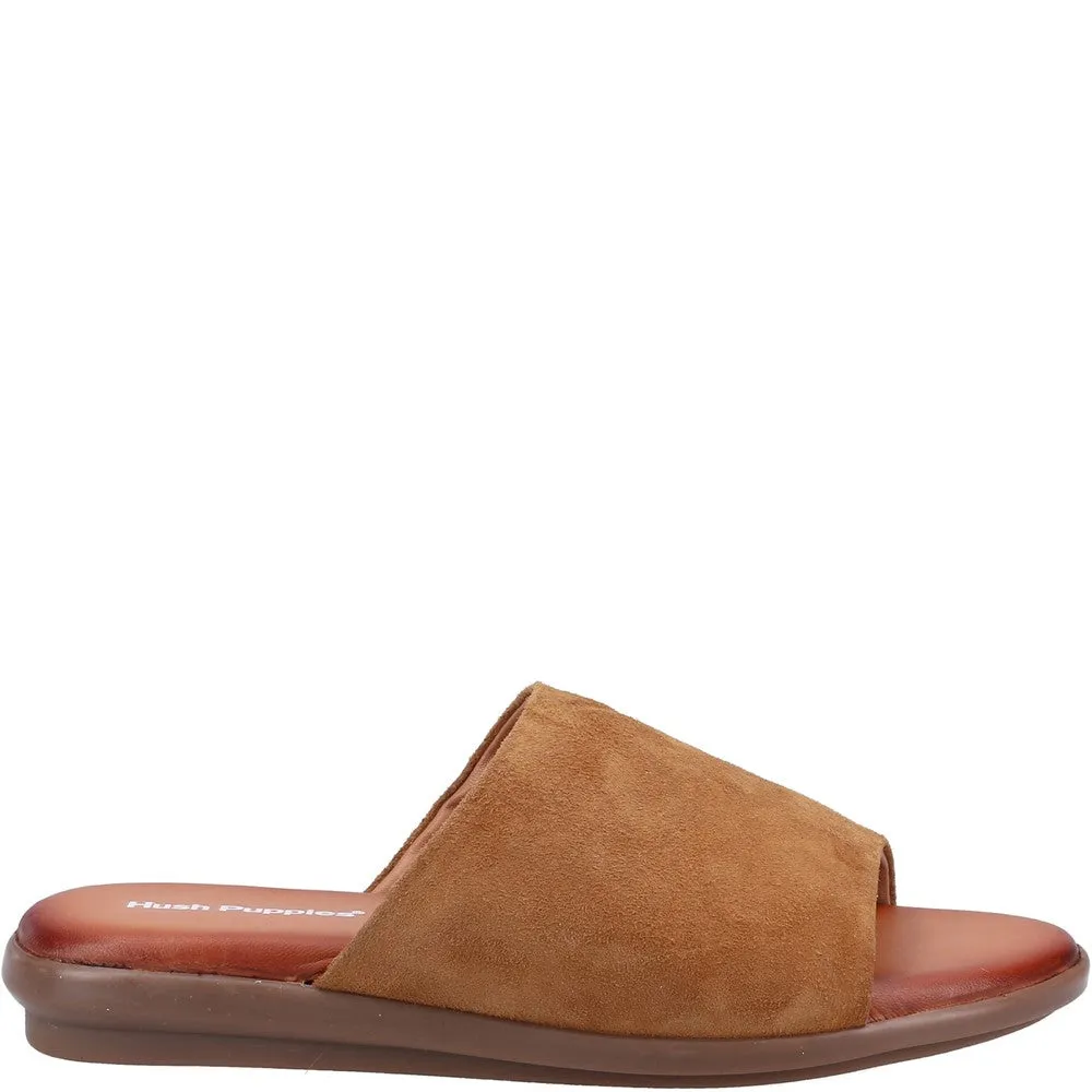 Hush Puppies Krystal Mule Sandal Open Finish