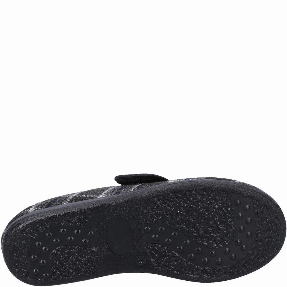 GBS Med Gerald Mens Classic Slippers Rubber Sole Park Picnic