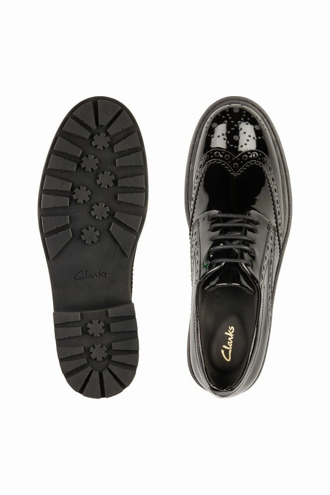 Clarks Orinoco2 Limit Black Patent Camp Mood Timeless Appeal