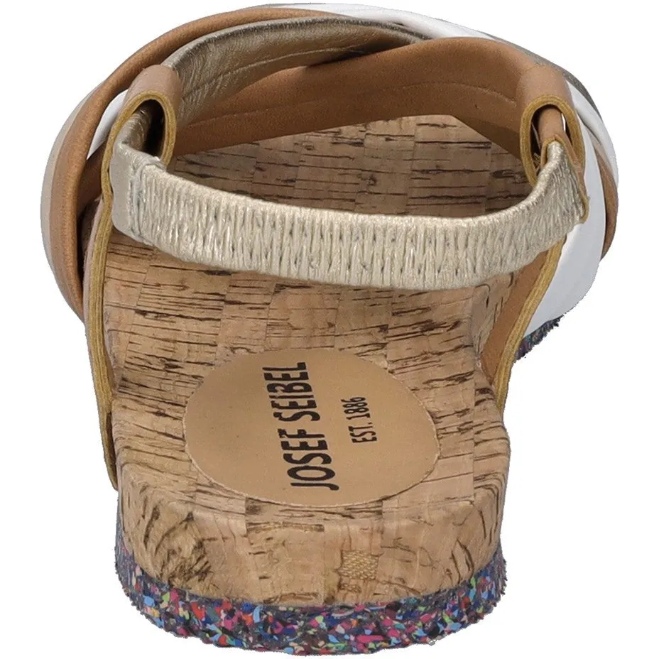 Josef Seibel Henriette leather sandal Boardwalk Glam Comfortable Vacation Shoes