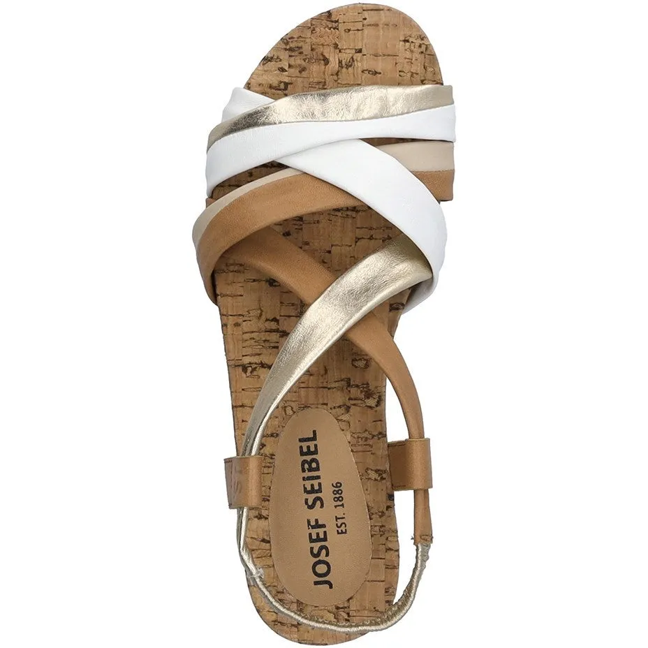 Breathable mesh Josef Seibel Henriette leather sandal