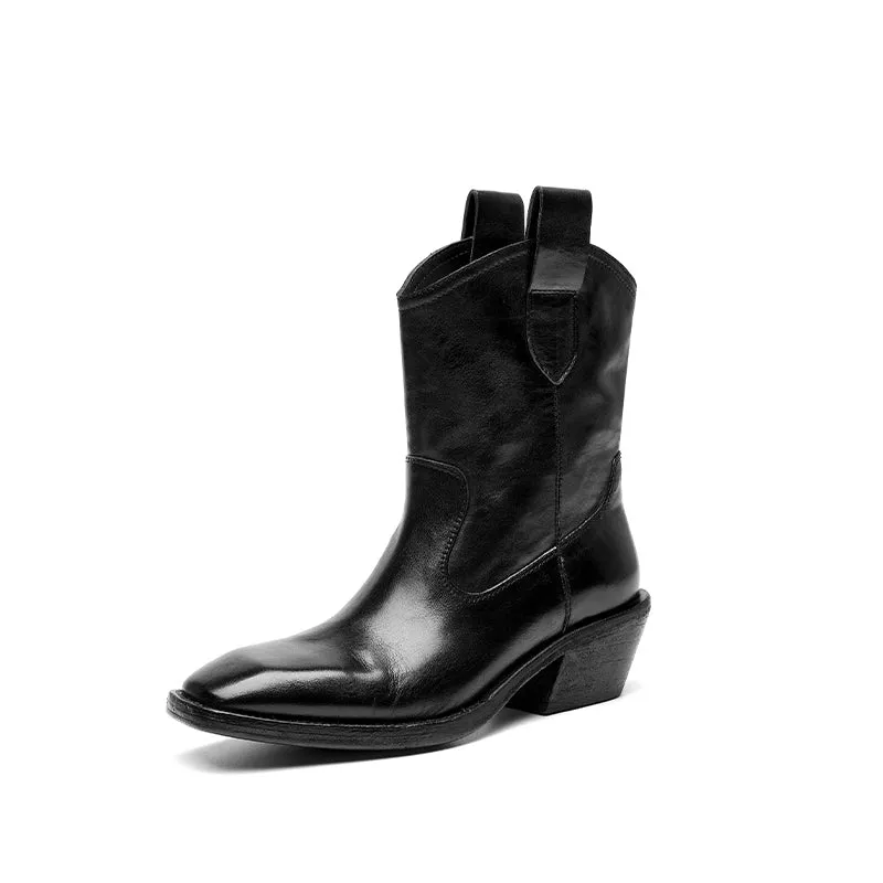 Kamik Snow Boots Beau Today  Washed horse skin  Women boots Straight-in