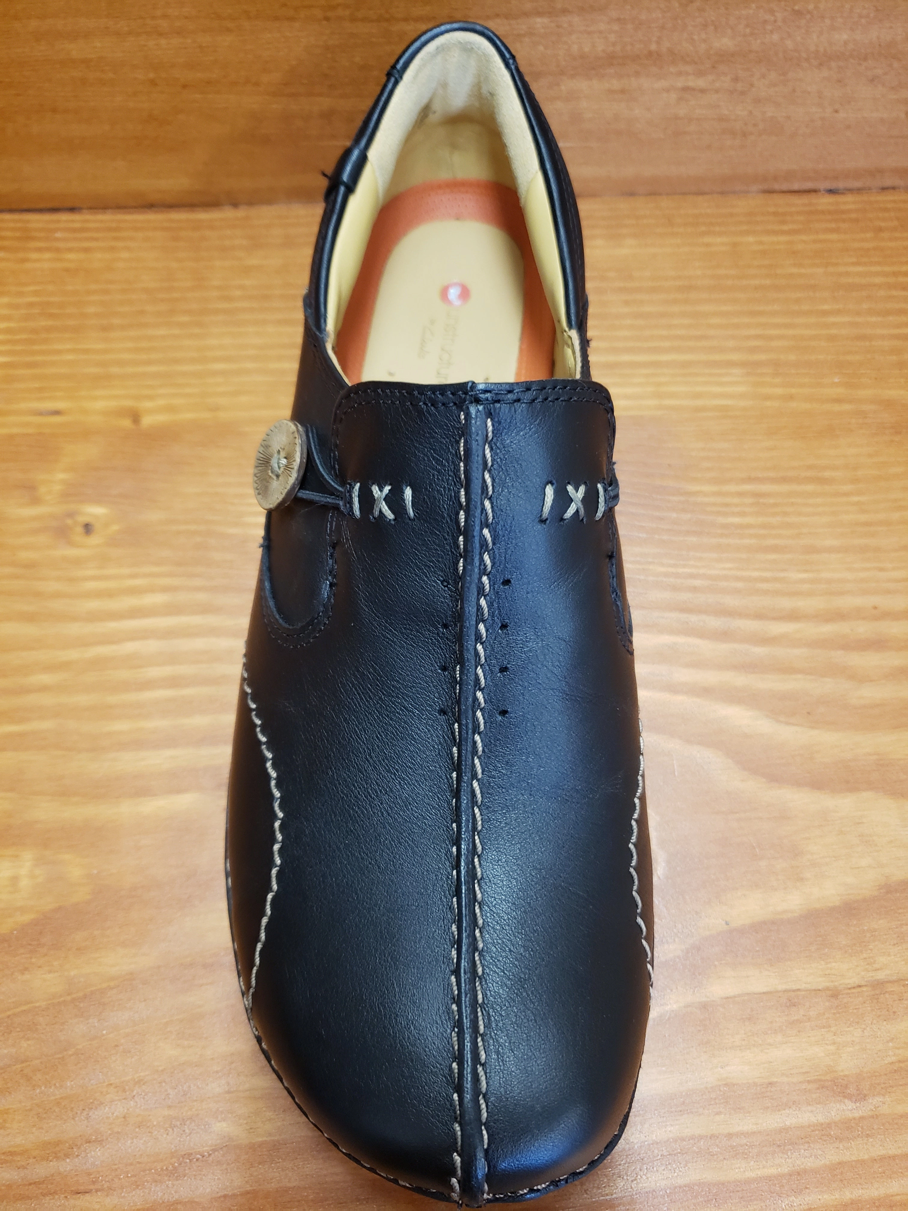 Flat Clarks Unloop Black 85071