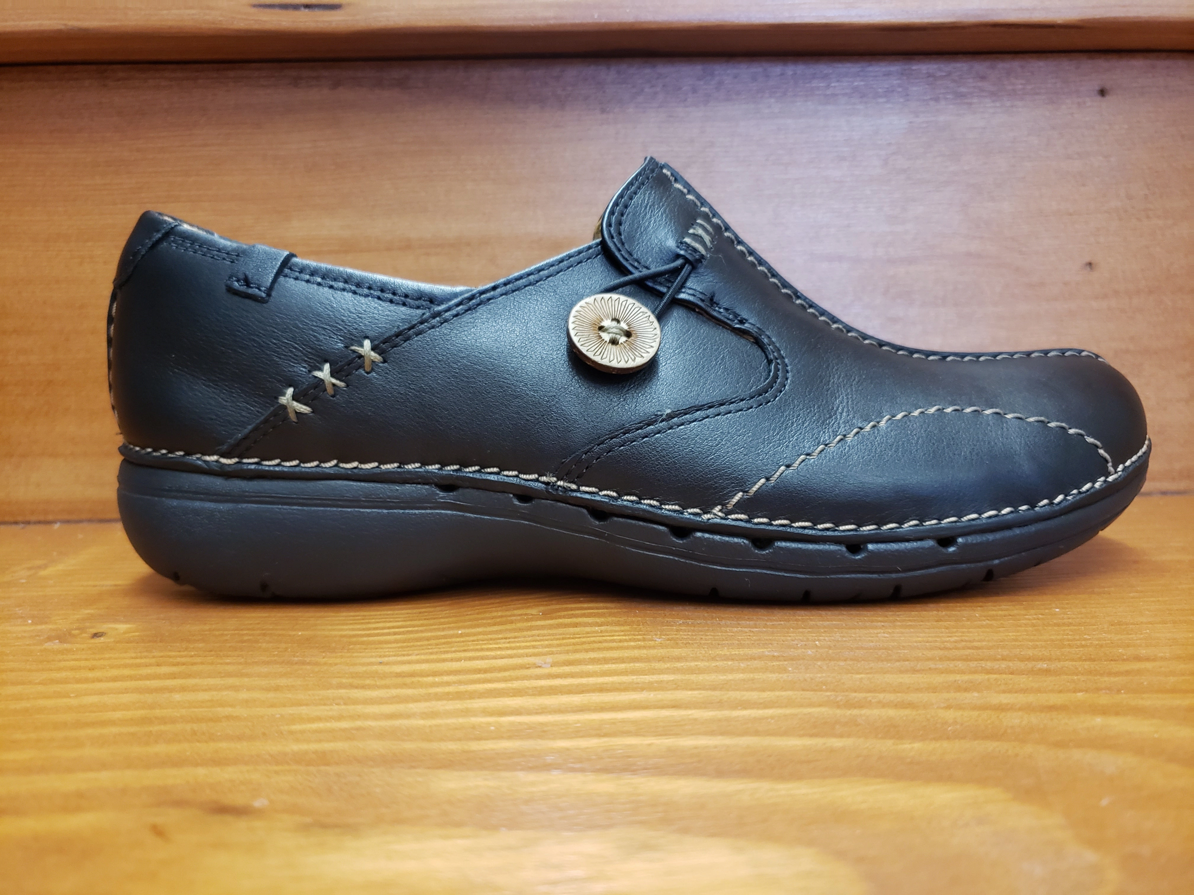 Day To Clarks Unloop Black 85071