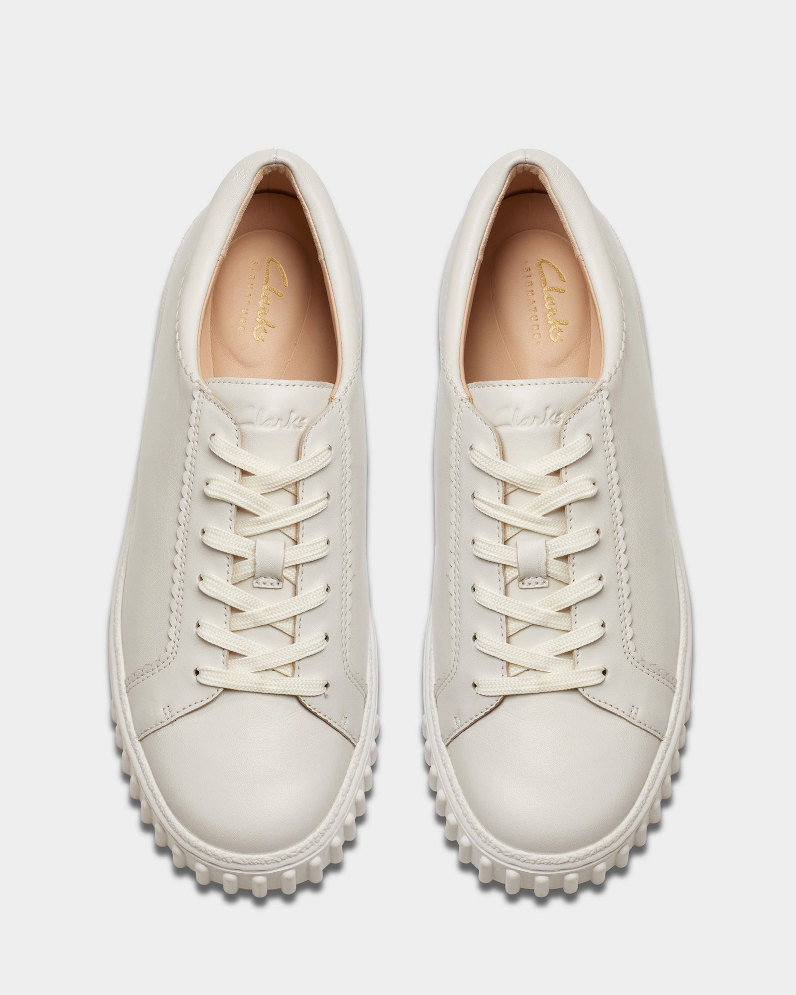 flat - sole shoes Shock Damping Mayhill Walk Off White Leather