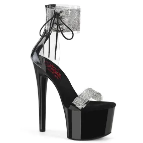 PASSION-727RS Pleaser Clear/Black Sexy Platform Shoes (Pole Dancing Heels) Asics Gel Nimbus 18 Nyc Running Shoe
