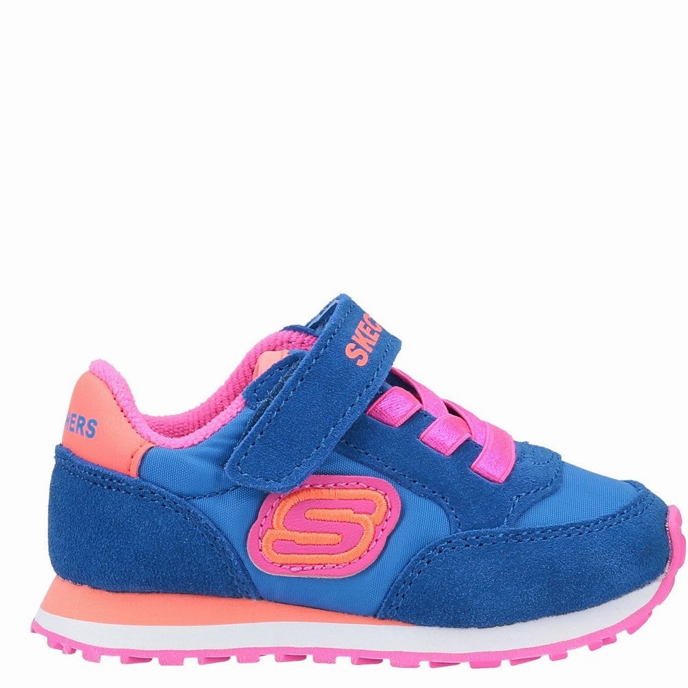 Wind Safe Skechers Retro Sneaks Touch Fastening Trainer