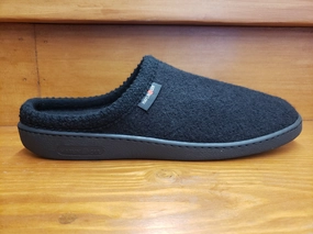 Haflinger AT slipper black 511001-3 Canvas Upper Forest camp