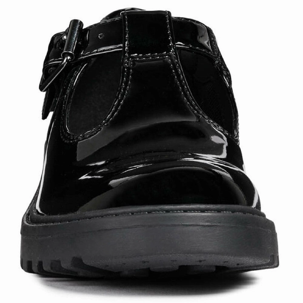 Quick Pace Geox J Casey G. E Buckle Junior School Shoes
