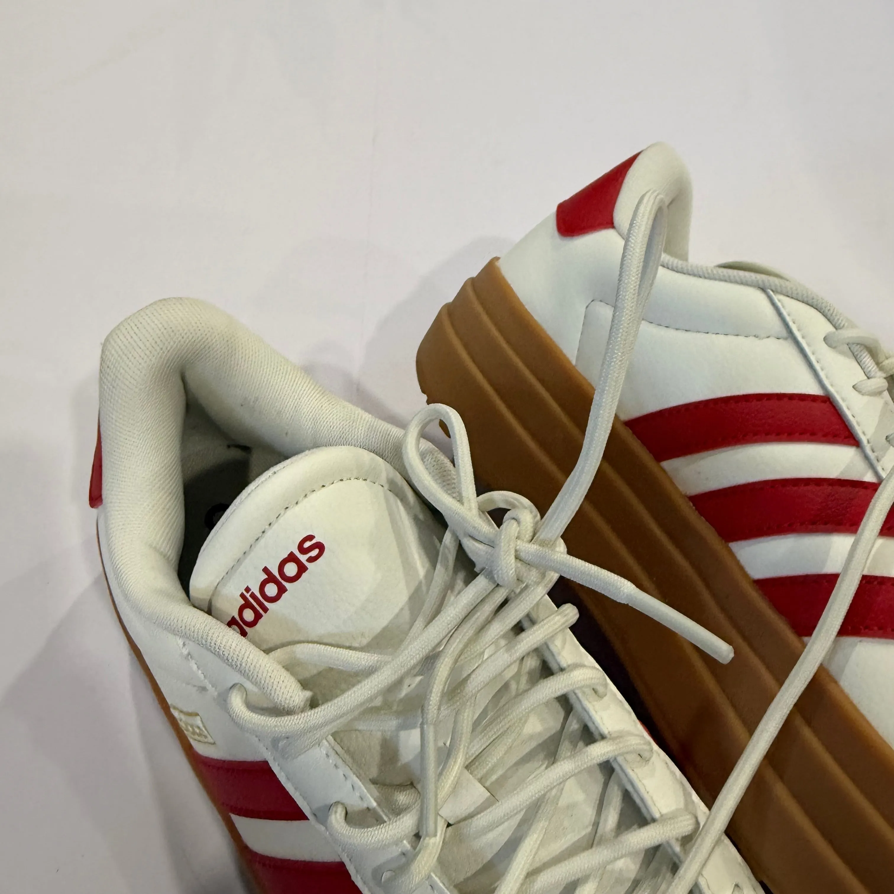 Shoes Sneakers Platform By Adidas In Red & White, Size: 10 Teyana Taylor Adidas Shoes