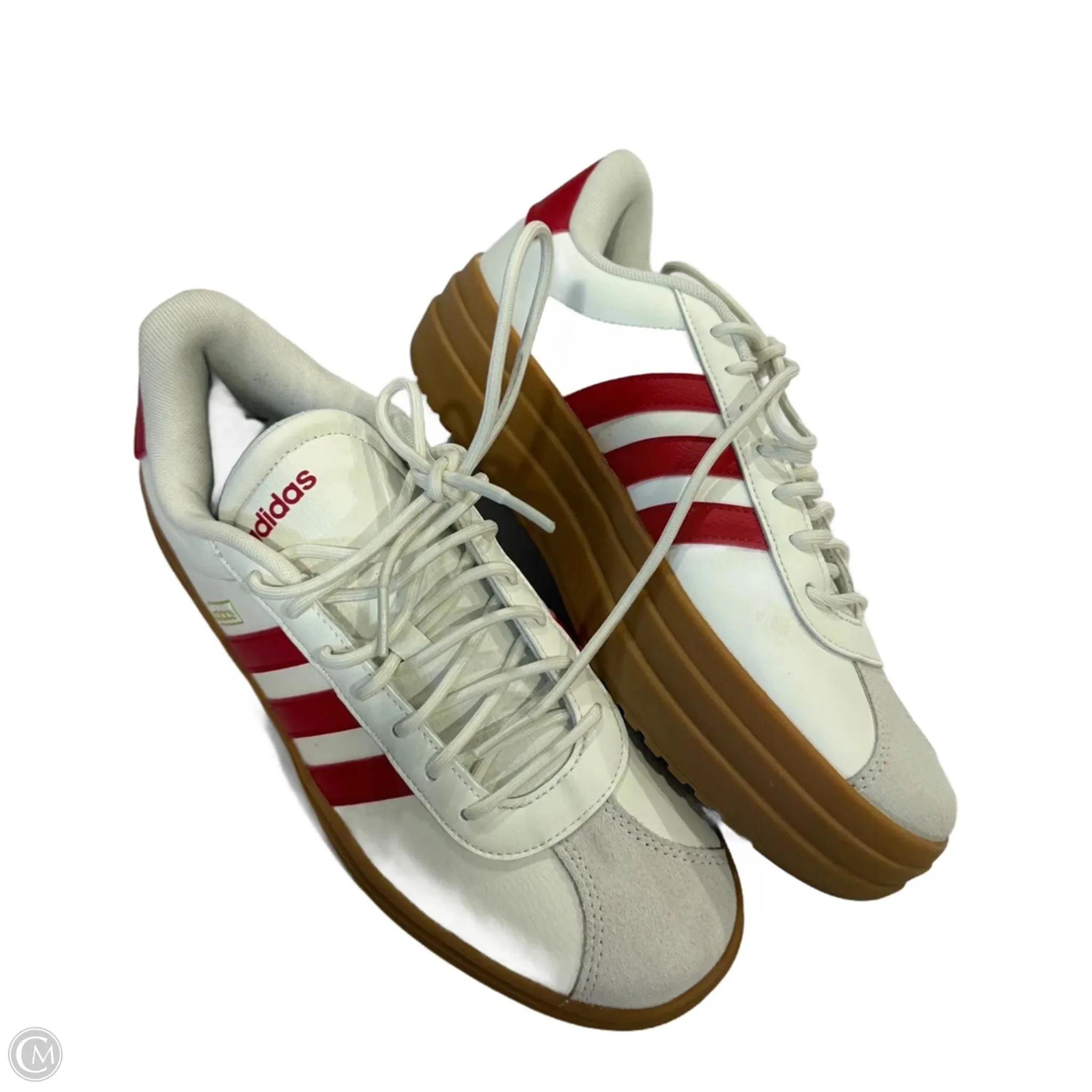 Adidas Kaptir 3.0 Shoe Shoes Sneakers Platform By Adidas In Red & White, Size: 10