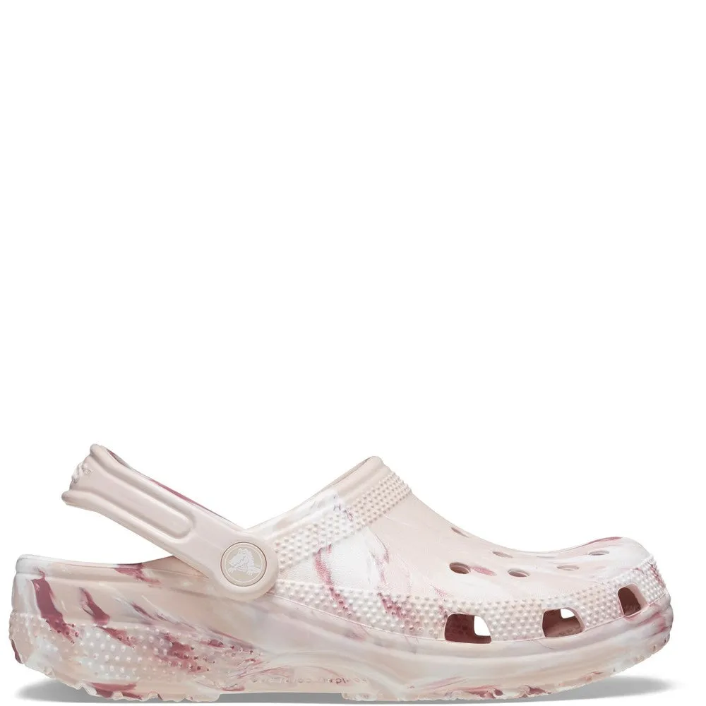 Crocs Unisex Classic Marbled Clog Stylish Open-toe Sandals Chic Days