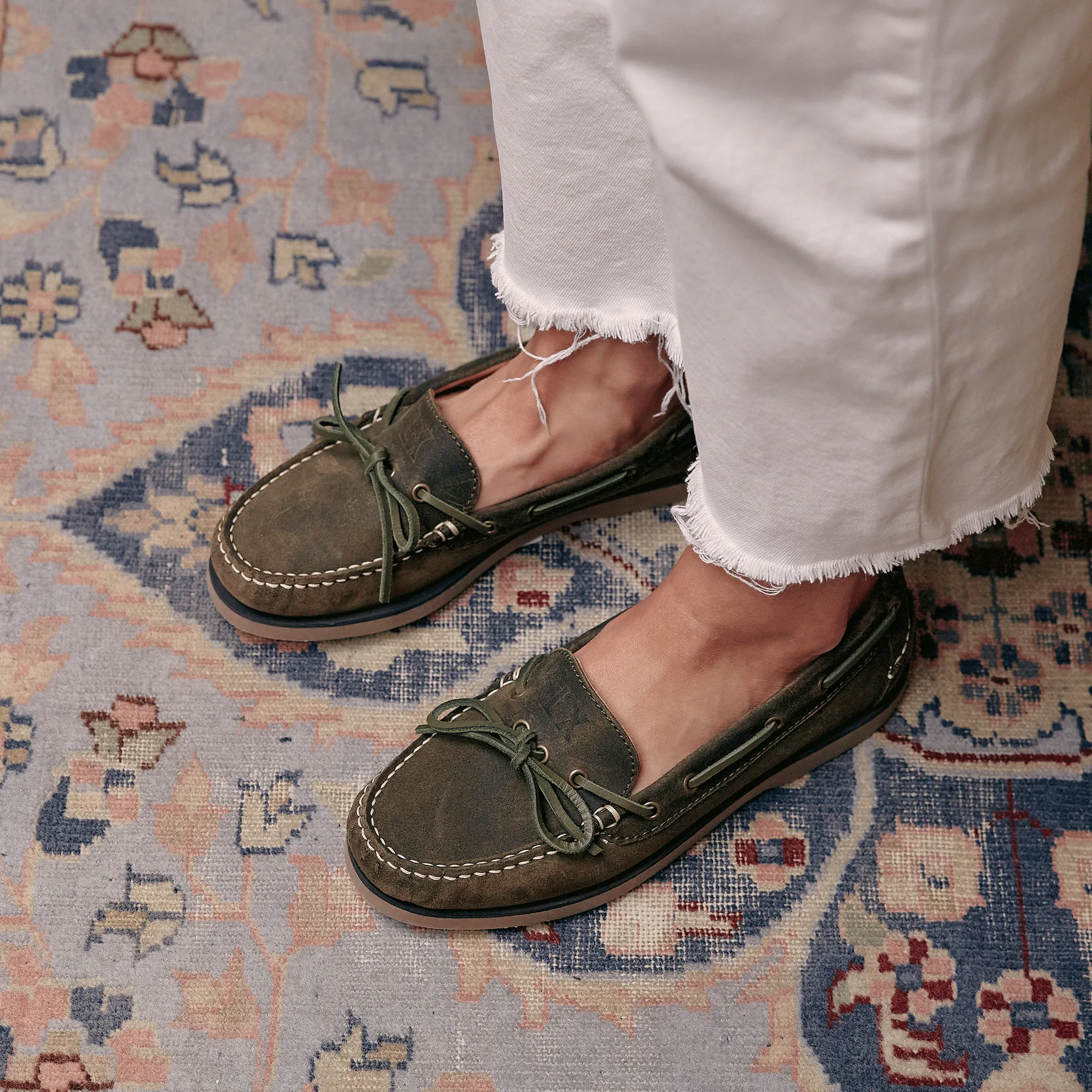 LYTHAM / KHAKI Grass Court Tennis Shoes Asics