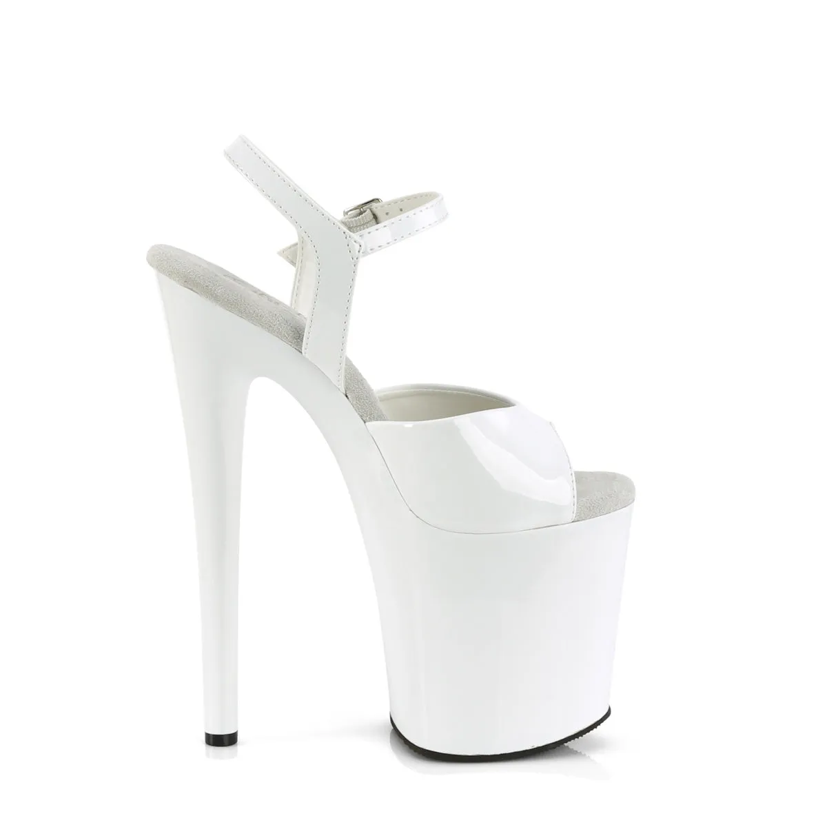NAUGHTY-809 Pleaser White Patent Sexy Platform Shoes (Pole Dancing Heels) Asics Gel 2160 Casual Shoes
